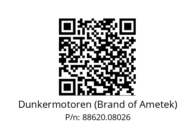   Dunkermotoren (Brand of Ametek) 88620.08026