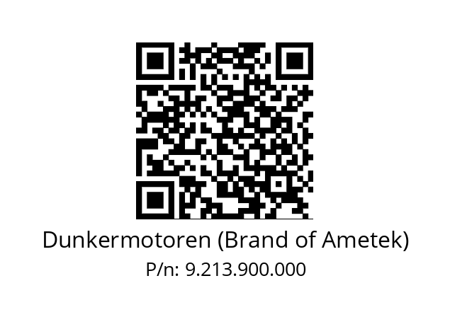   Dunkermotoren (Brand of Ametek) 9.213.900.000