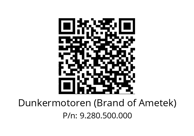   Dunkermotoren (Brand of Ametek) 9.280.500.000