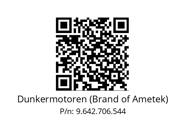   Dunkermotoren (Brand of Ametek) 9.642.706.544