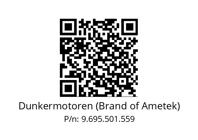   Dunkermotoren (Brand of Ametek) 9.695.501.559