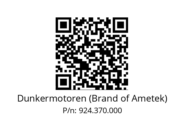   Dunkermotoren (Brand of Ametek) 924.370.000