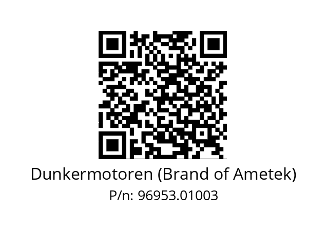   Dunkermotoren (Brand of Ametek) 96953.01003