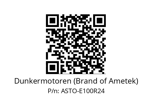   Dunkermotoren (Brand of Ametek) ASTO-E100R24