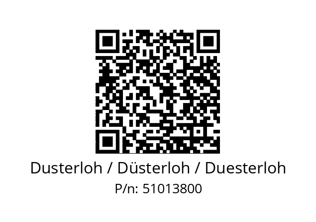   Dusterloh / Düsterloh / Duesterloh 51013800