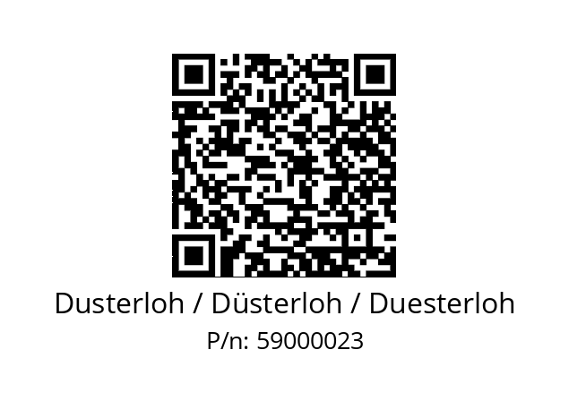   Dusterloh / Düsterloh / Duesterloh 59000023