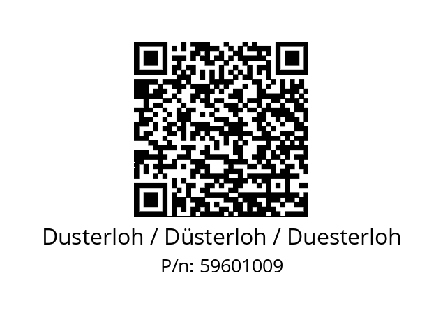   Dusterloh / Düsterloh / Duesterloh 59601009