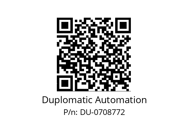   Duplomatic Automation DU-0708772