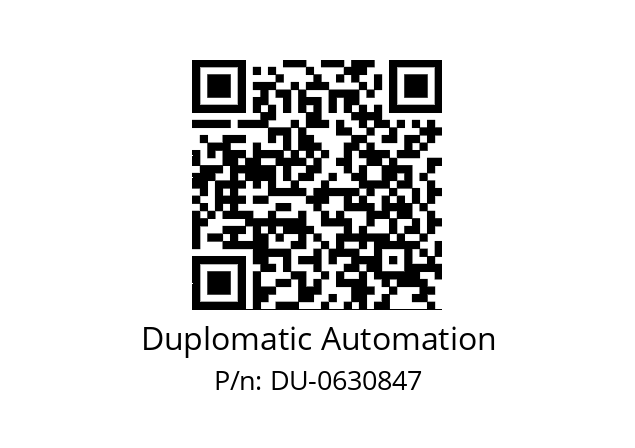   Duplomatic Automation DU-0630847