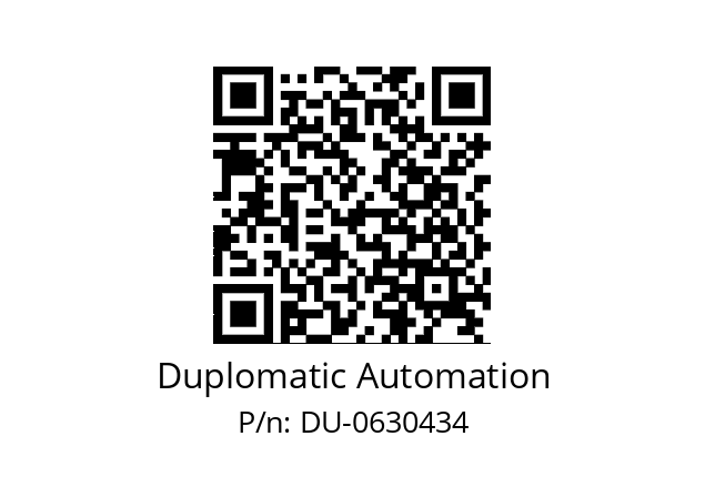   Duplomatic Automation DU-0630434