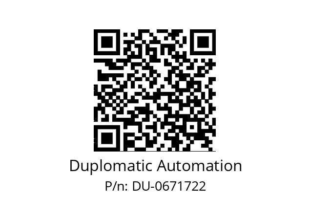   Duplomatic Automation DU-0671722