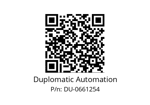   Duplomatic Automation DU-0661254