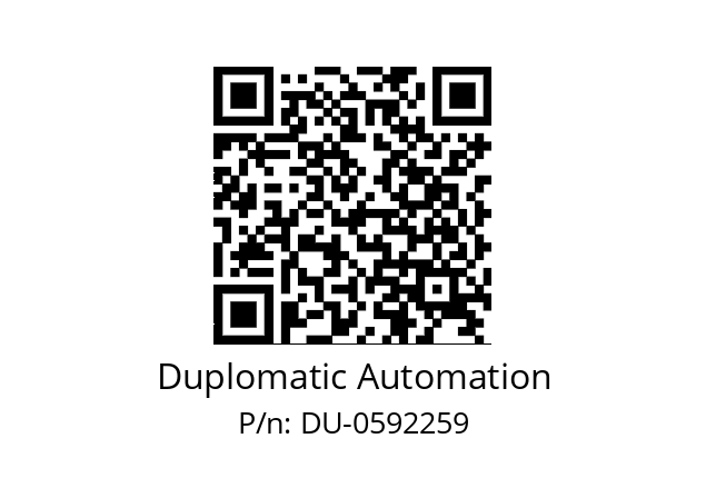   Duplomatic Automation DU-0592259