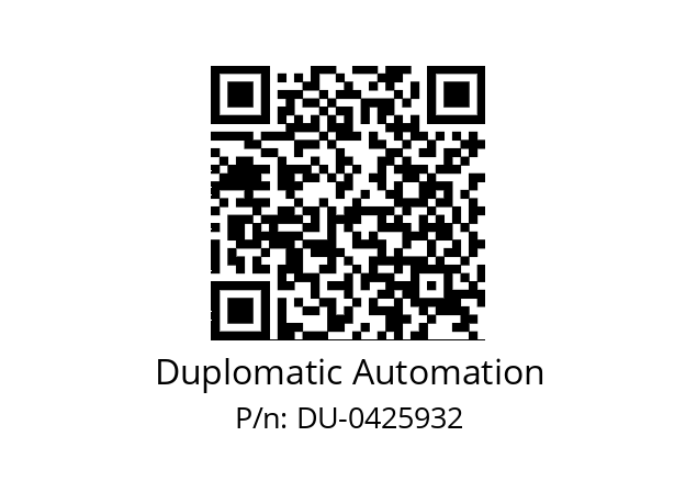   Duplomatic Automation DU-0425932