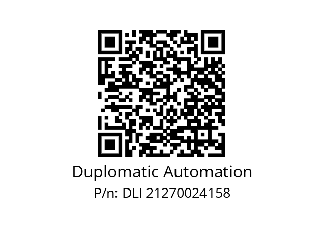   Duplomatic Automation DLI 21270024158