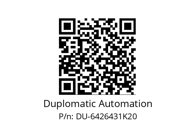   Duplomatic Automation DU-6426431K20