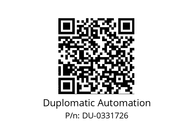   Duplomatic Automation DU-0331726