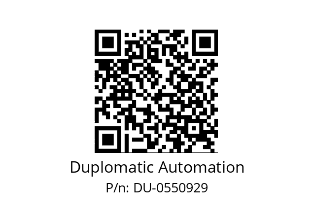   Duplomatic Automation DU-0550929