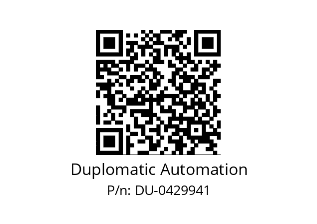   Duplomatic Automation DU-0429941