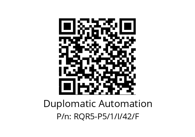   Duplomatic Automation RQR5-P5/1/I/42/F