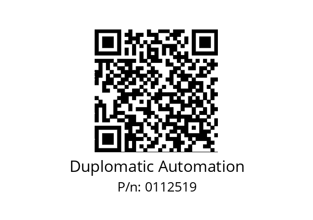   Duplomatic Automation 0112519