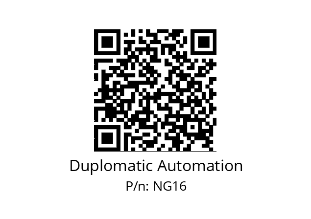   Duplomatic Automation NG16