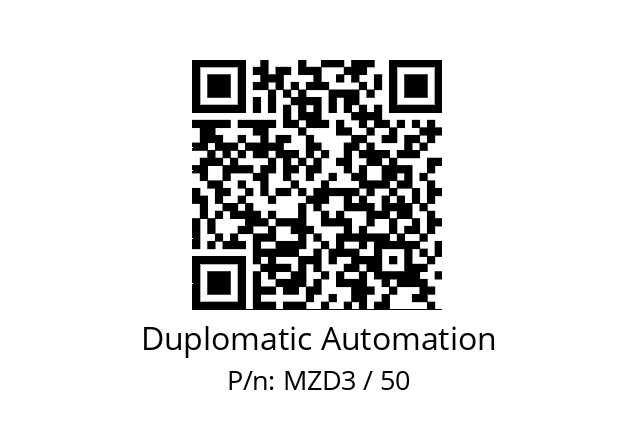   Duplomatic Automation MZD3 / 50