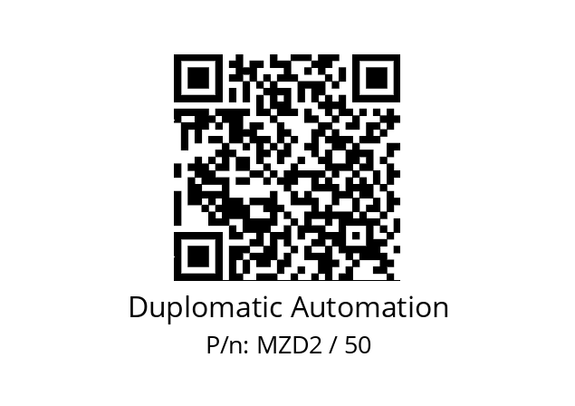   Duplomatic Automation MZD2 / 50