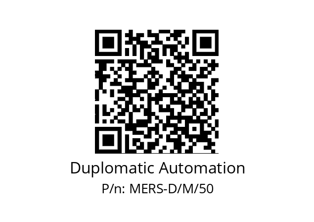   Duplomatic Automation MERS-D/M/50