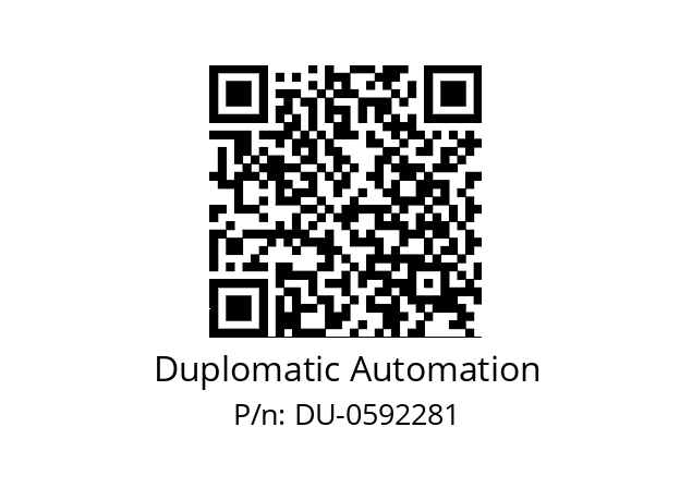   Duplomatic Automation DU-0592281