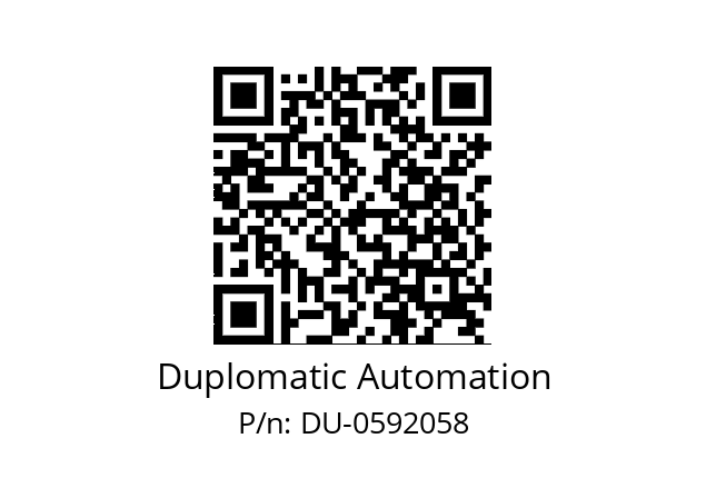   Duplomatic Automation DU-0592058