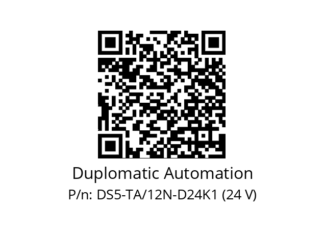   Duplomatic Automation DS5-TA/12N-D24K1 (24 V)