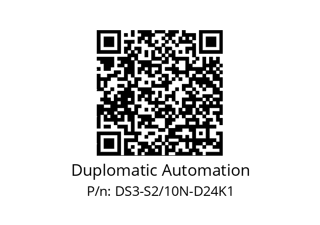   Duplomatic Automation DS3-S2/10N-D24K1