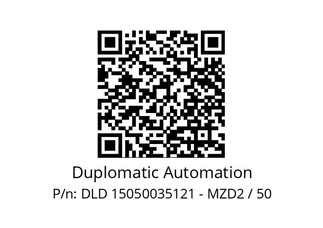   Duplomatic Automation DLD 15050035121 - MZD2 / 50