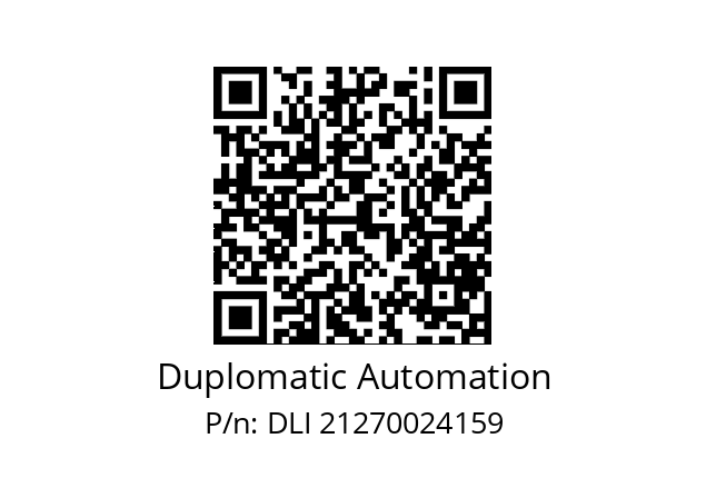   Duplomatic Automation DLI 21270024159