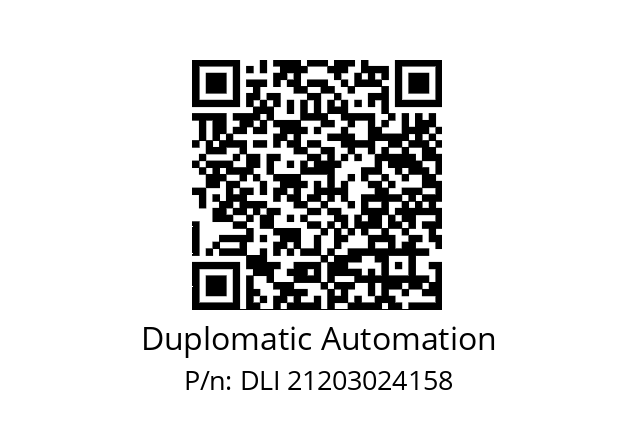   Duplomatic Automation DLI 21203024158