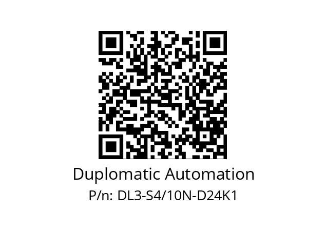   Duplomatic Automation DL3-S4/10N-D24K1