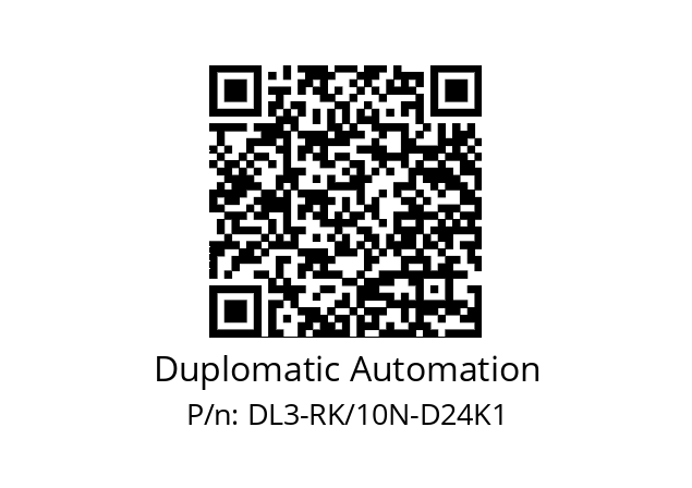   Duplomatic Automation DL3-RK/10N-D24K1