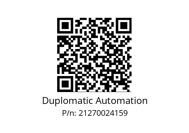   Duplomatic Automation 21270024159