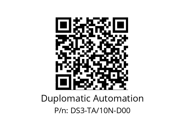   Duplomatic Automation DS3-TA/10N-D00