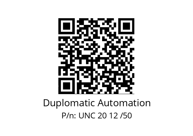   Duplomatic Automation UNC 20 12 /50