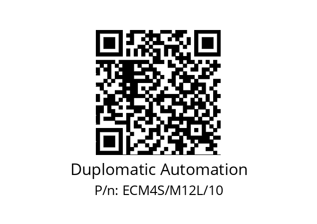   Duplomatic Automation ECM4S/M12L/10