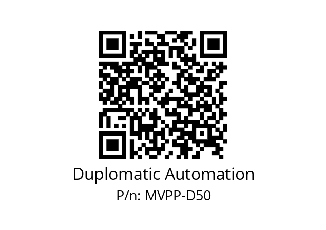   Duplomatic Automation MVPP-D50