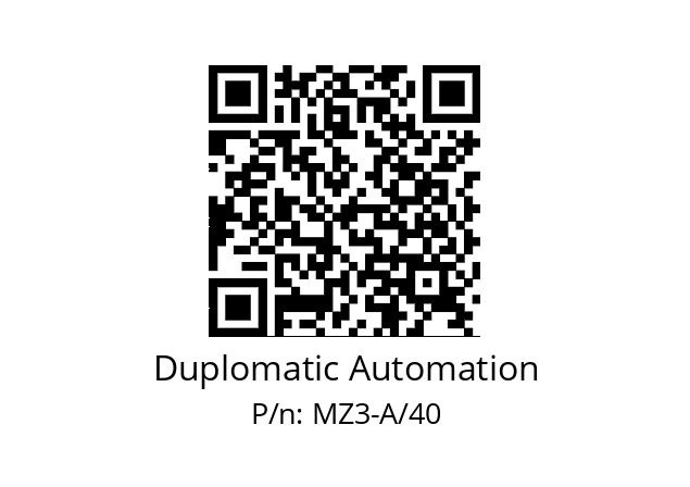   Duplomatic Automation MZ3-A/40