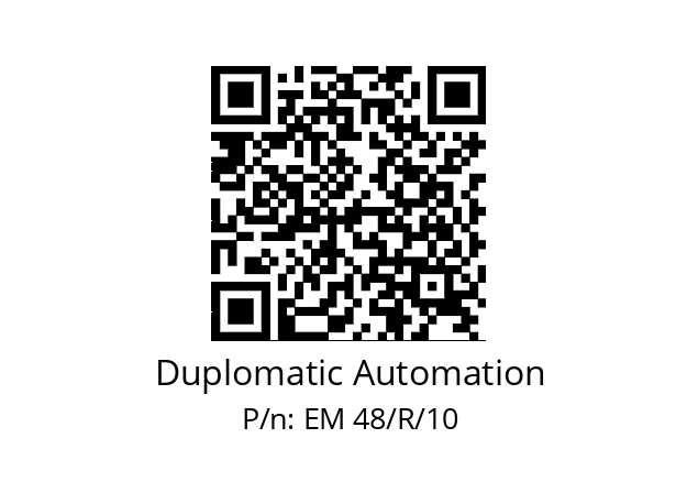   Duplomatic Automation EM 48/R/10