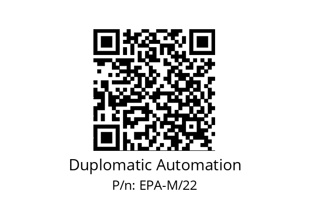   Duplomatic Automation EPA-M/22