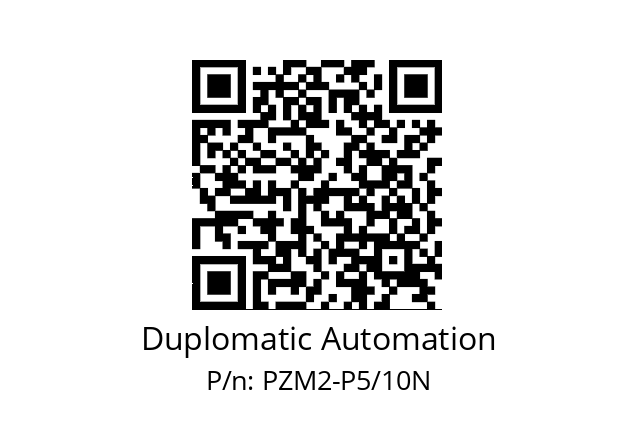   Duplomatic Automation PZM2-P5/10N