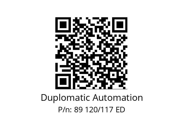   Duplomatic Automation 89 120/117 ED