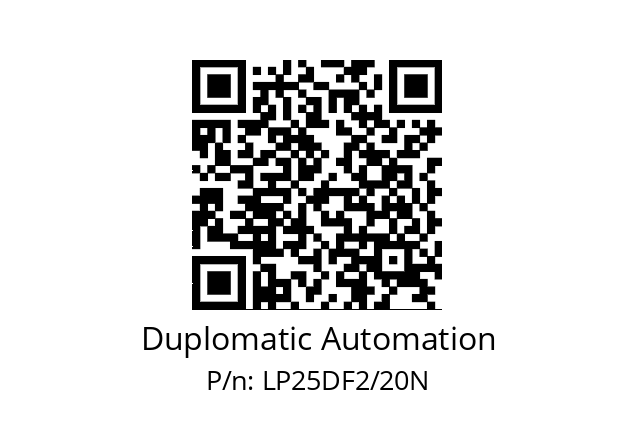   Duplomatic Automation LP25DF2/20N