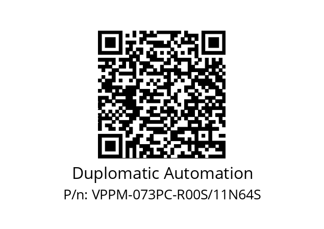   Duplomatic Automation VPPM-073PC-R00S/11N64S